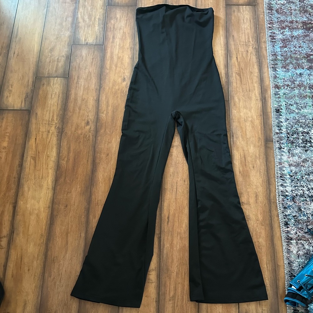 Black Sleeveless Jumpsuit